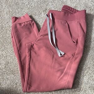 Fig’s Women’s Mauve High Waisted Zamora Joggers